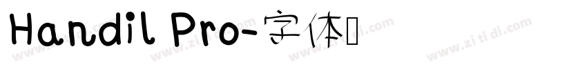 Handil Pro字体转换